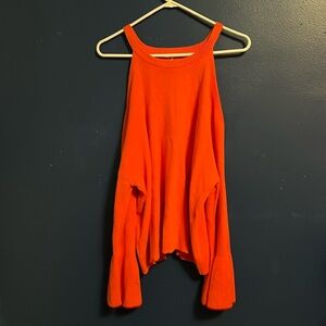 NWT Anthropologie Knitted & Knotted Cold Shoulder Sweater